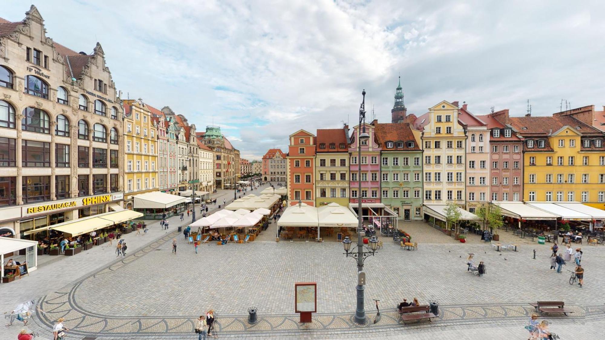 브로츠와프 Widok Na Rynek 아파트 외부 사진